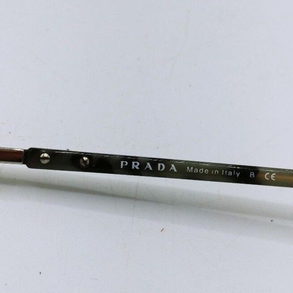 PRADA Eyeglasses Frames VPR 1AB-101 52-17-135 Black Frame ~Made in Italy - Picture 6 of 6